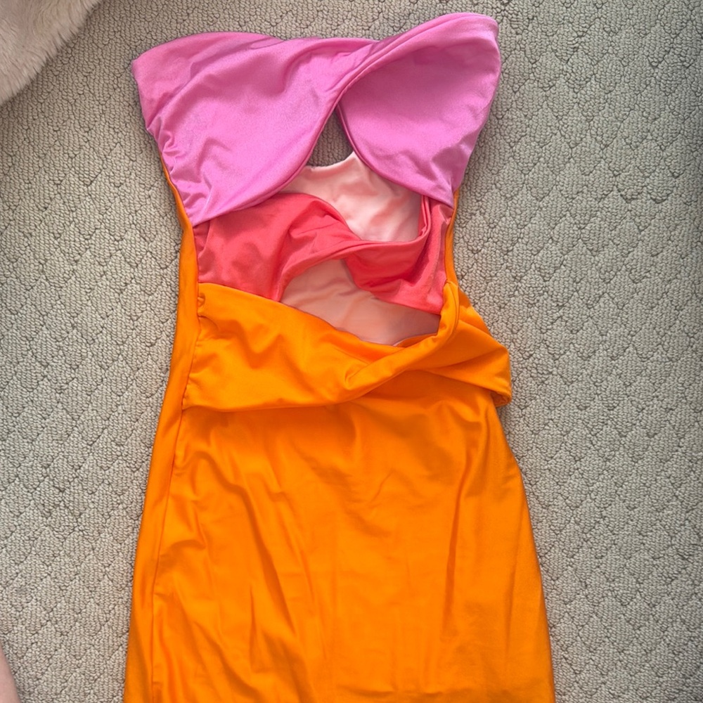 Baobab Pink and Orange Dress